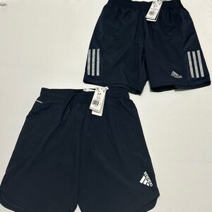 Adidas Men's Blue  Shorts 9” and 7” Small Lot of 2